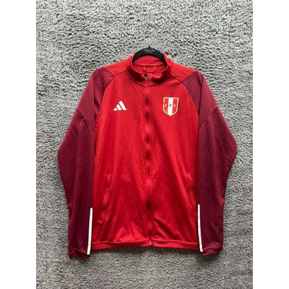 Adidas Peru National Team DNA  Track Top Jacket Team Power Red HE5650 Men Size L